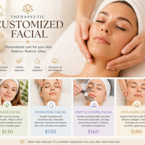 Therapeutic Customized Facial