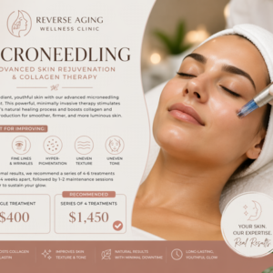 Microneedling Treatment – Advanced Skin Rejuvenation & Collagen Therapy